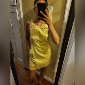 BCBG Paris yellow dress